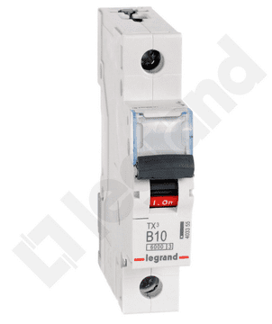 LEGRAND Automatski osigurač 1P B 10A 6kA AC S301 TX3 403355