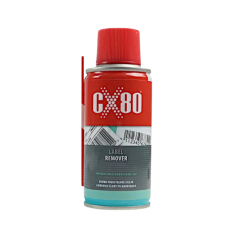 cx80 LABEL REMOVER Płyn spray do usuwania naklejek - Zmywania kleju 150ml x2