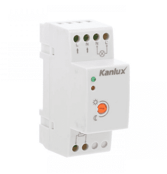 Kanlux Automat zmierzchowy AZ-10A TH 35 z sondą zewnętrzną 22370
