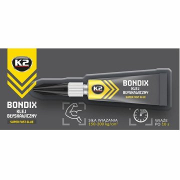 Elle K2 ljepilo od 15 sekundi ZA plastiku, drvo, gumu, Bondix 3G