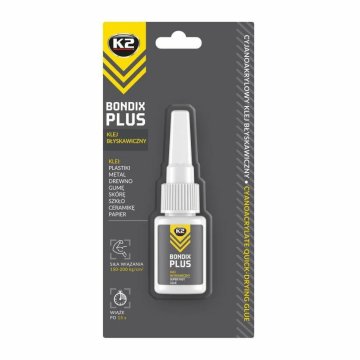 Elle K2 ljepilo od 15 sekundi za plastiku, drvo, gumu, Bondix Plus 10G