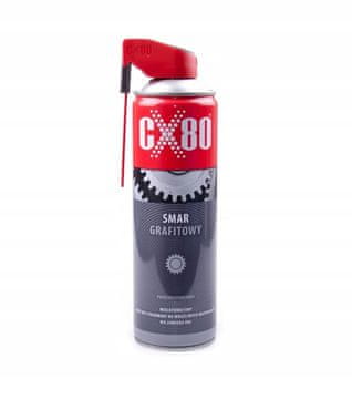 cx80 DUO SPRAY Grafitna mast za zupčanike i lance - Protiv hrđe 500ml