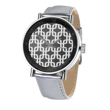 666-203 sat. Kvarcni, crni i srebrni. Unisex.