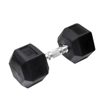 Northix Orange Gym - Šesterokutna bučica - 25 kg