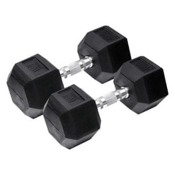Northix Orange Gym - Šesterokutne bučice - 4 kg - set od 2