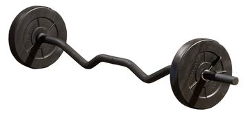 Northix Iron Gym - Podesivi set šipki za biceps 23 kg