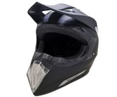 MS ENERGY MSH-400 FULL-FACE kaciga za bicikl/romobil, vel. L, 58-61cm, crna