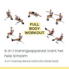 Northix Rock Gym - 6-u-1 sprava za fitness