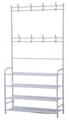 Herzberg Herzberg Vješalica za kapute i organizator za hodnik s 4 razine - 80x153 cm