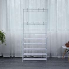 Herzberg Herzberg Vješalica za kapute i organizator za hodnik s 4 razine - 60x170 cm