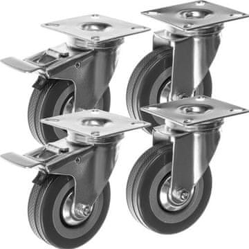 Northix Okretni kotači - set od 4 kom. Malatec 22537