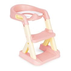 EcoToys Dječji WC s ljestvama i stepenicama, žute boje ECOTOYS