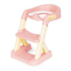 EcoToys Dječji WC s ljestvama i stepenicama, žute boje ECOTOYS