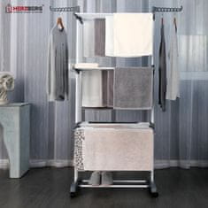 Herzberg Herzberg HG-8034GRY: Stalak za odjeću za selidbu - sivi