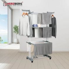 Herzberg Herzberg HG-8034GRY: Stalak za odjeću za selidbu - sivi