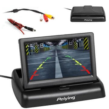 Peiying Monitor samochodowy 4,3" za kameru Peiying