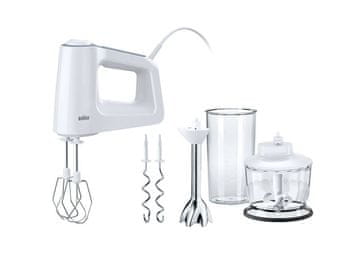 BRA Ručni mikser Braun MultiMix 3 HM 3137 WH, 500 W, bijeli