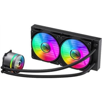 slomart Gamemax ICEBURG 240 INFINITY tekući hladnjak za CPU - crni