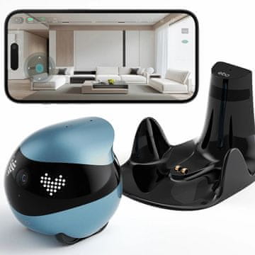 slomart EBO AIR 2 - robot za kućni nadzor (plavi)