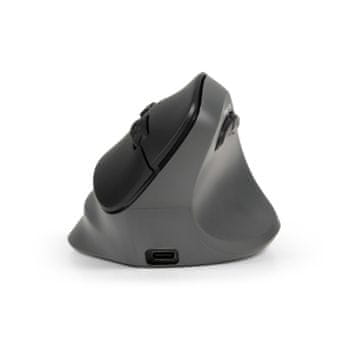 Bakker Elkhuizen BakkerElkhuizen PRF Pro miš, desnoruka, vertikalna, USB-C, crna