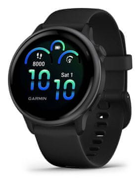 Garmin Garmin vívoactive 6 pametni sat - 1.2" AMOLED, 390x390, GPS, Wi-Fi, crni