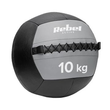 slomart Medicinska lopta REBEL ACTIVE, 10 kg