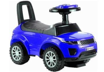 Ride-On Guralica za bebe NON plavi sa svjetlima + igra na volanu