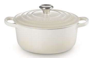 slomart Le Creuset Signature pekač okrugli 20cm, bijeli
