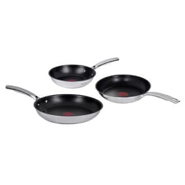 slomart Tefal Duetto+ G732S3 set posuđa 3 kom, nehrđajući čelik
