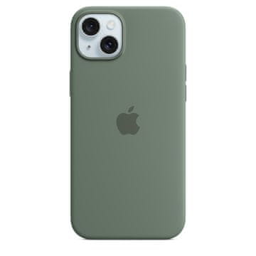 slomart Apple iPhone 15 Plus maska s MagSafe, silikonska, čempres