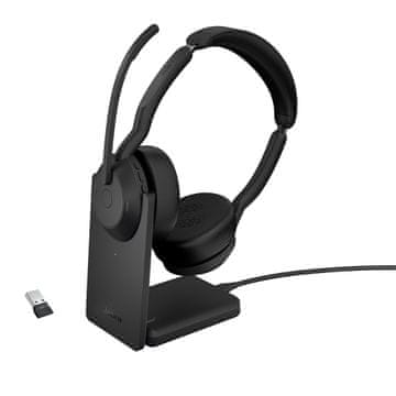 slomart Jabra Evolve2 55 UC Stereo slušalice s Link380a i postoljem