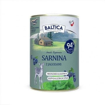 slomart BALTICA Smaki regionów - meso divlje$ $svinje$ $s$ $jagodama$ - mokra hrana za pse, 400 g