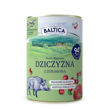 slomart BALTICA Okusi regija Mono Vjeronovina s brusnicama - Mokra hrana za pse - 400 g