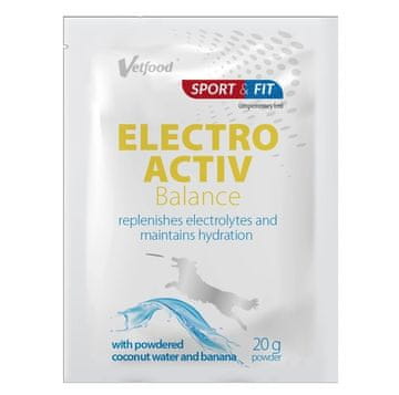 slomart VETFOOD Electroactiv Balance Banana - dodatak za pse i mačke - 20 g