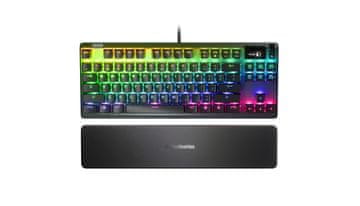 slomart SteelSeries Apex 7 TKL mehanička gaming tipkovnica RGB LED US žična siva