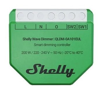 slomart Shelly Wave Dimmer EU LR pametni kontroler prigušivanja, zeleni