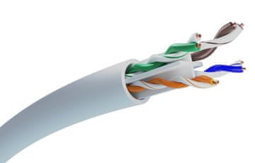 Extralink Extralink Mrežni kabel CAT5E UTP V2 Indoor 100m, sivi