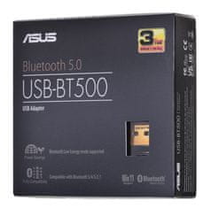 slomart ASUS USB-BT500 Bluetooth 5.0 mrežna kartica, crna/zlatna