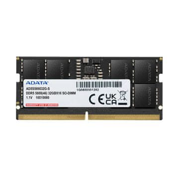slomart ADATA Premier memorijski modul 16 GB DDR5 5600 MHz SO-DIMM
