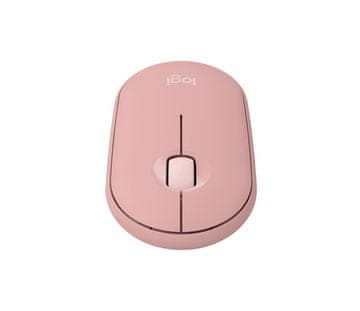 slomart Logitech Pebble 2 M350s miš, roza, bežični Bluetooth/RF, 4000 DPI
