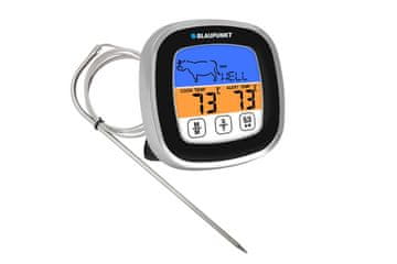 slomart Blaupunkt digitalni termometar za meso FTM501, crna/siva