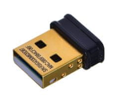 slomart ASUS USB-BT500 Bluetooth 5.0 mrežna kartica, crna/zlatna