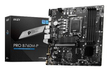 slomart Matična ploča MSI PRO B760M-P, Intel B760, LGA 1700, micro ATX