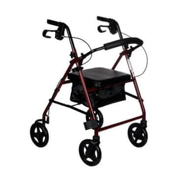 slomart Reha Fund RF-610/C hodalica na 4 kotača, crna/crvena