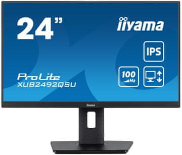 iiyama ProLite monitor, QHD, 60,5 cm (23,8), 100 Hz (XUB2492QSU-B1)