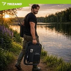Trizand Sklopivo ribolovno sjedalo 3-u-1 s izoliranim ruksakom, do 150 kg