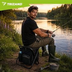 Trizand Sklopivo ribolovno sjedalo 3-u-1 s izoliranim ruksakom, do 150 kg