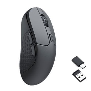 Keychron M3 bežični miš, PixArt 3311, 1K, crna (M3-A71)