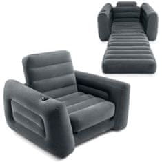 Intex Napuhana fotelja, madrac, dnevni ležaj, krevet 2u1 INTEX - 221x107x66 cm