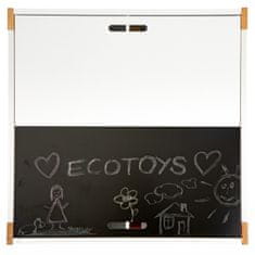 Northix Stol s dvije stolice, dječji set namještaja ECOTOYS